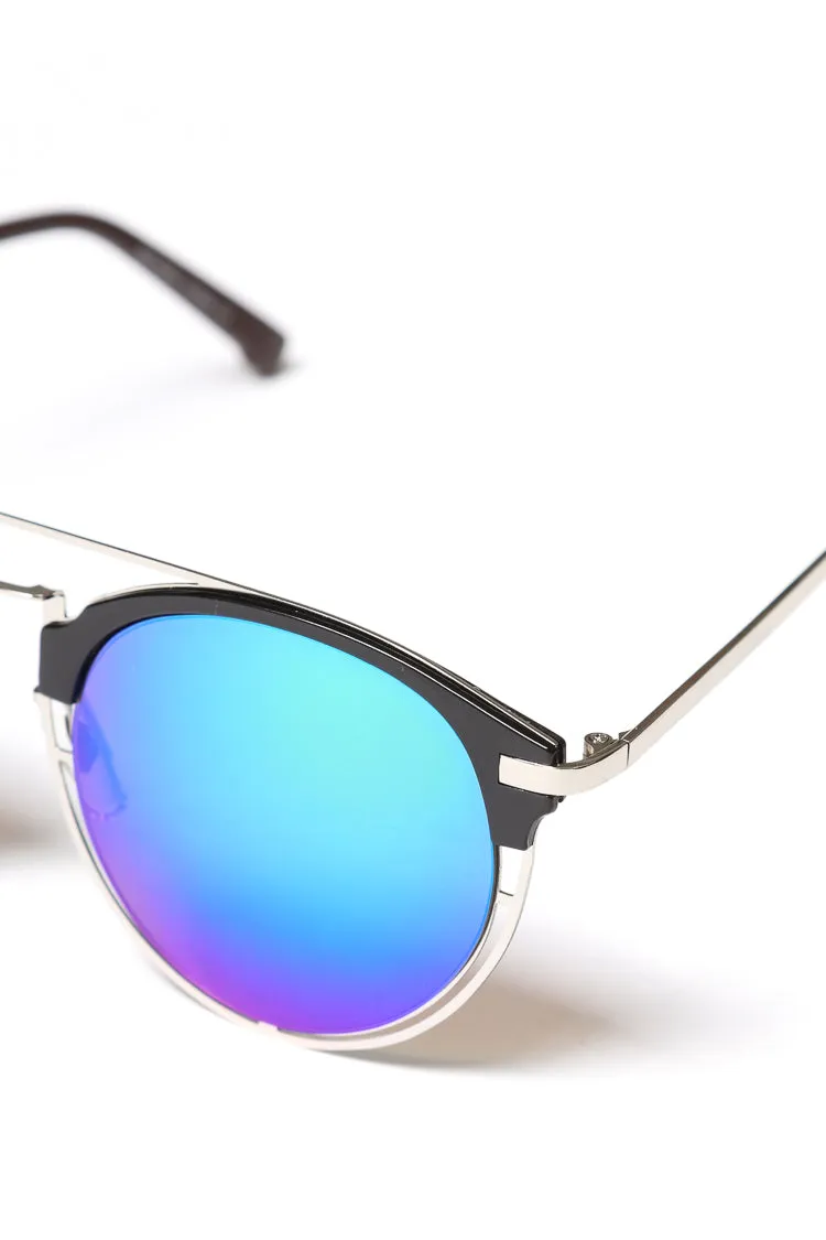 Yhf Los Angeles Day Fall Revo Sunglasses Black/Green