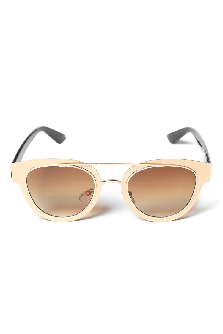 Yhf Los Angeles Private Sunglasses Gold