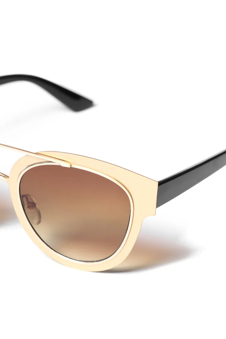 Yhf Los Angeles Private Sunglasses Gold