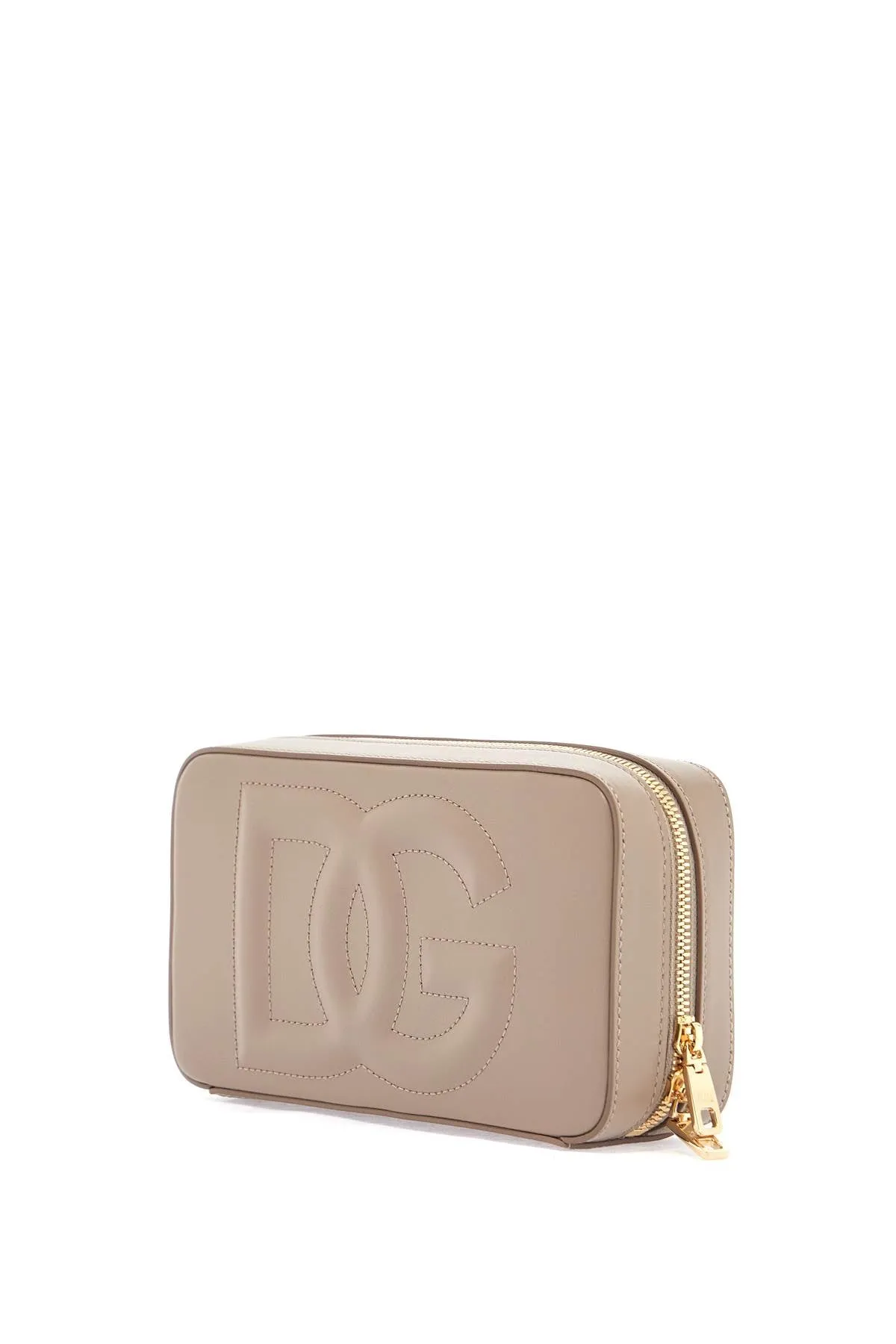 Zip-Top Leather Shoulder Bag